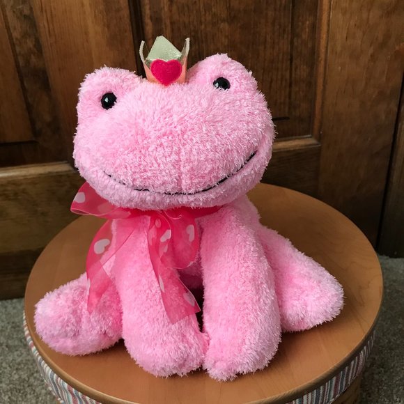 Ty Other - Ty Beanie Buddy "Kissable" the Pink Frog 2007 Valentine Collection